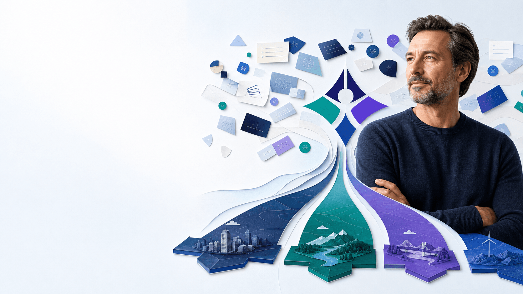 An experienced professional using connected career evidence to see clearer possible directions