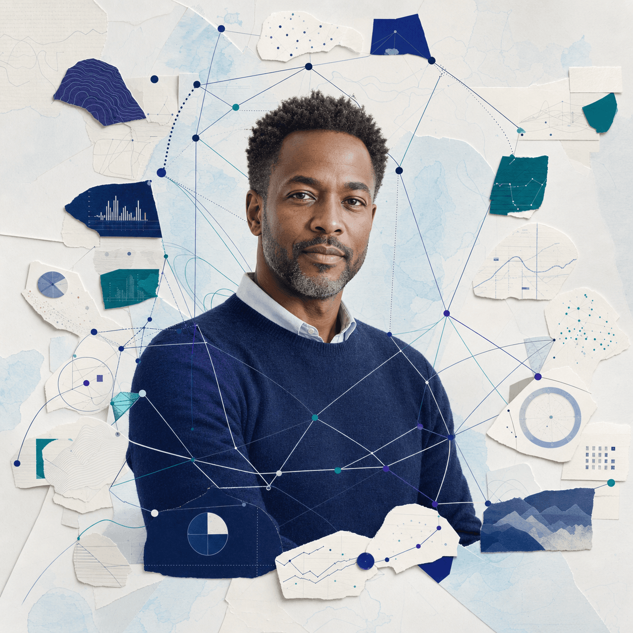Career evidence connecting into a distinctive professional pattern around a person